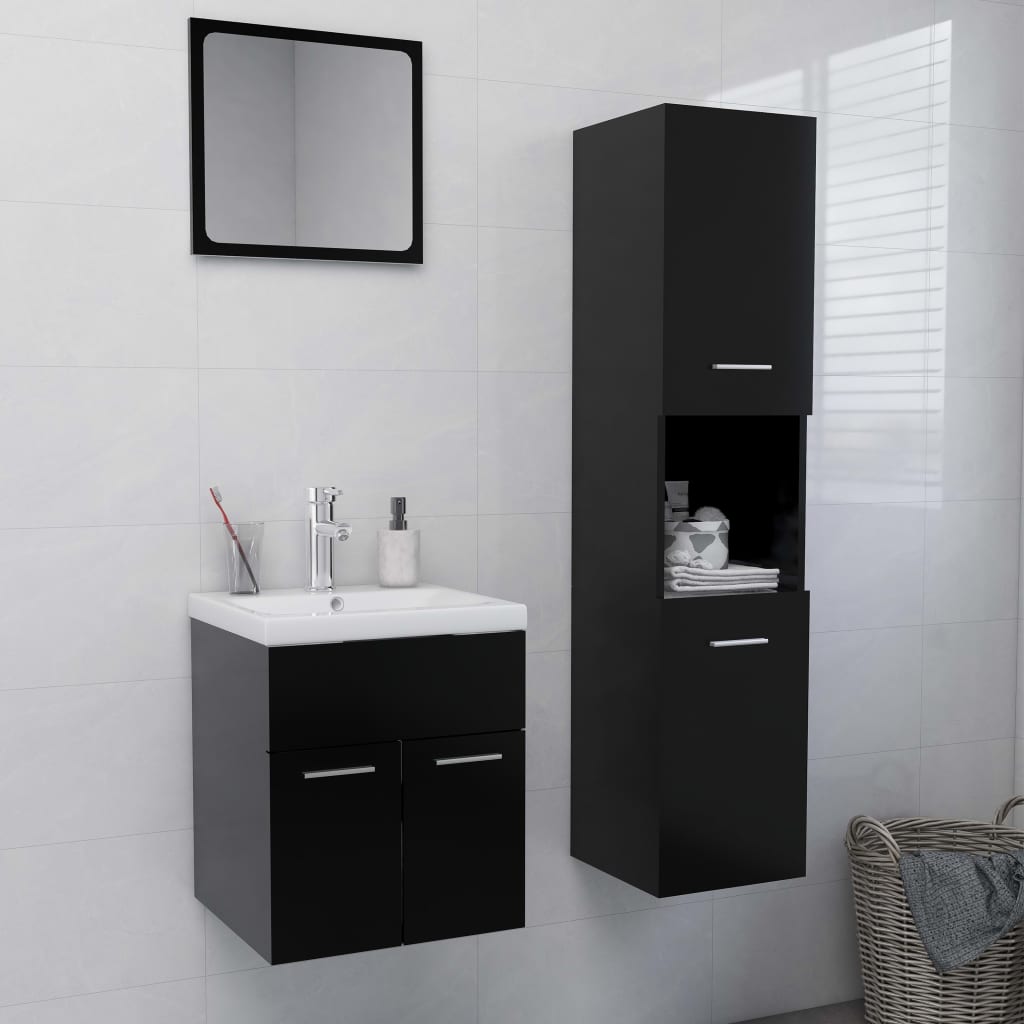 Bathroom Furniture Set Engineered Wood