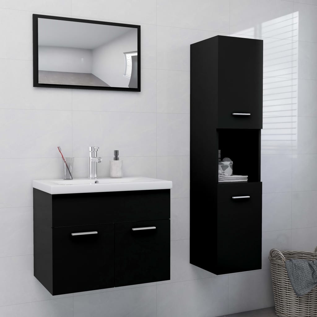 Bathroom Furniture Set Engineered Wood
