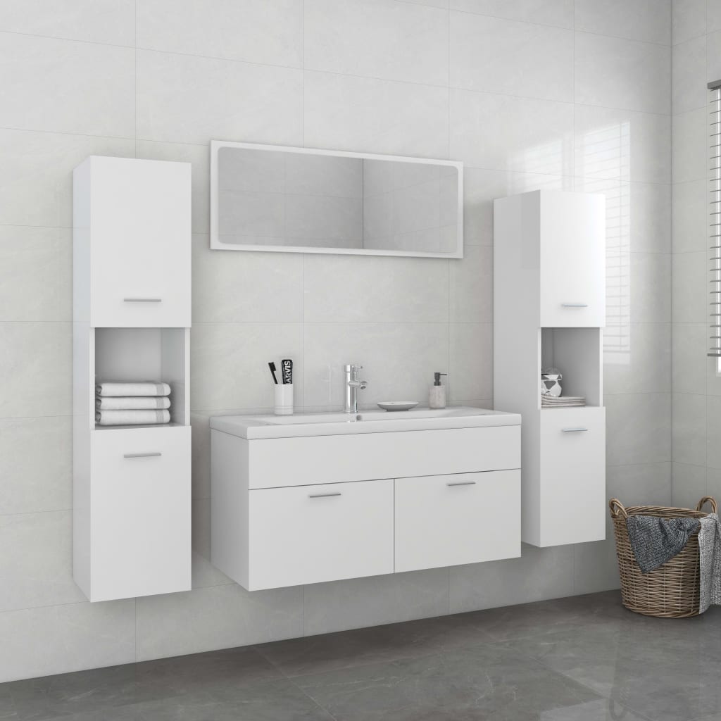 Bathroom Furniture Set Engineered Wood