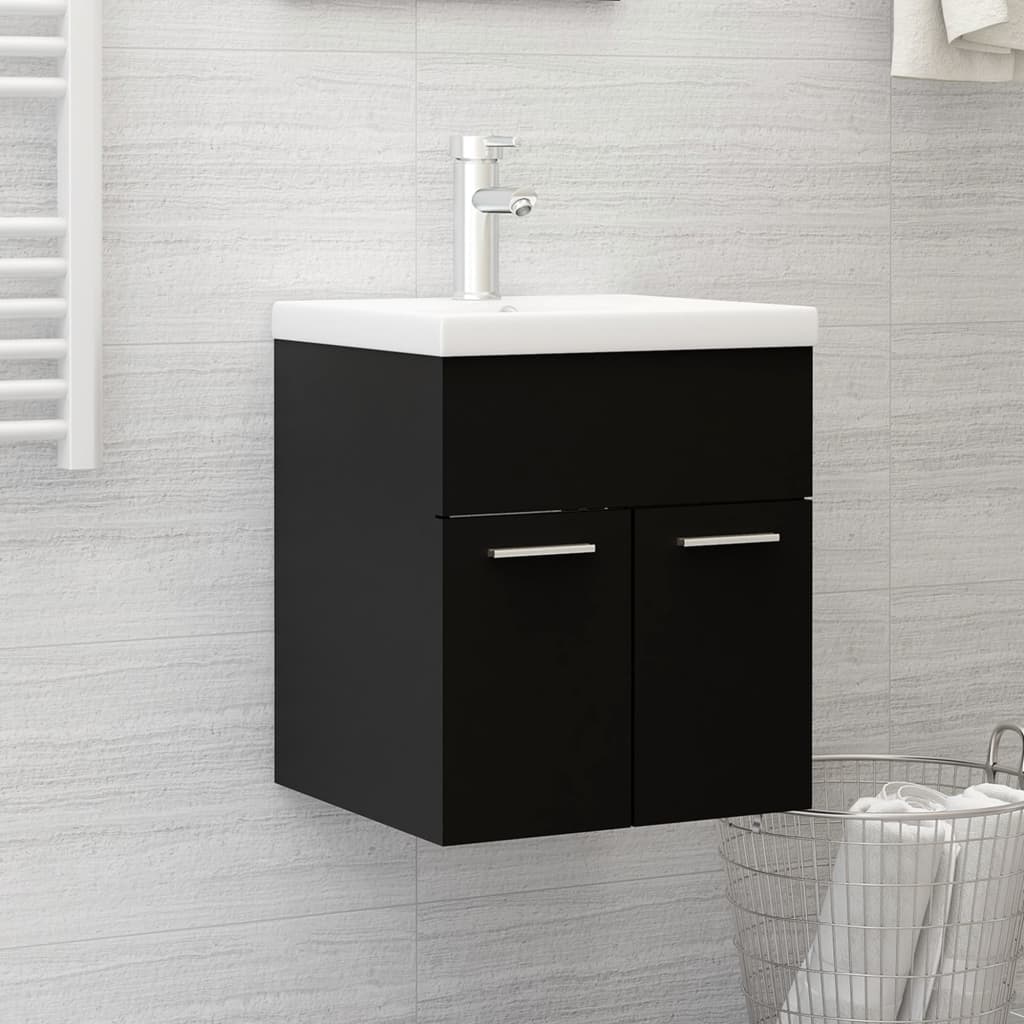 Sink Cabinet With Built-In Basin Engineered Wood