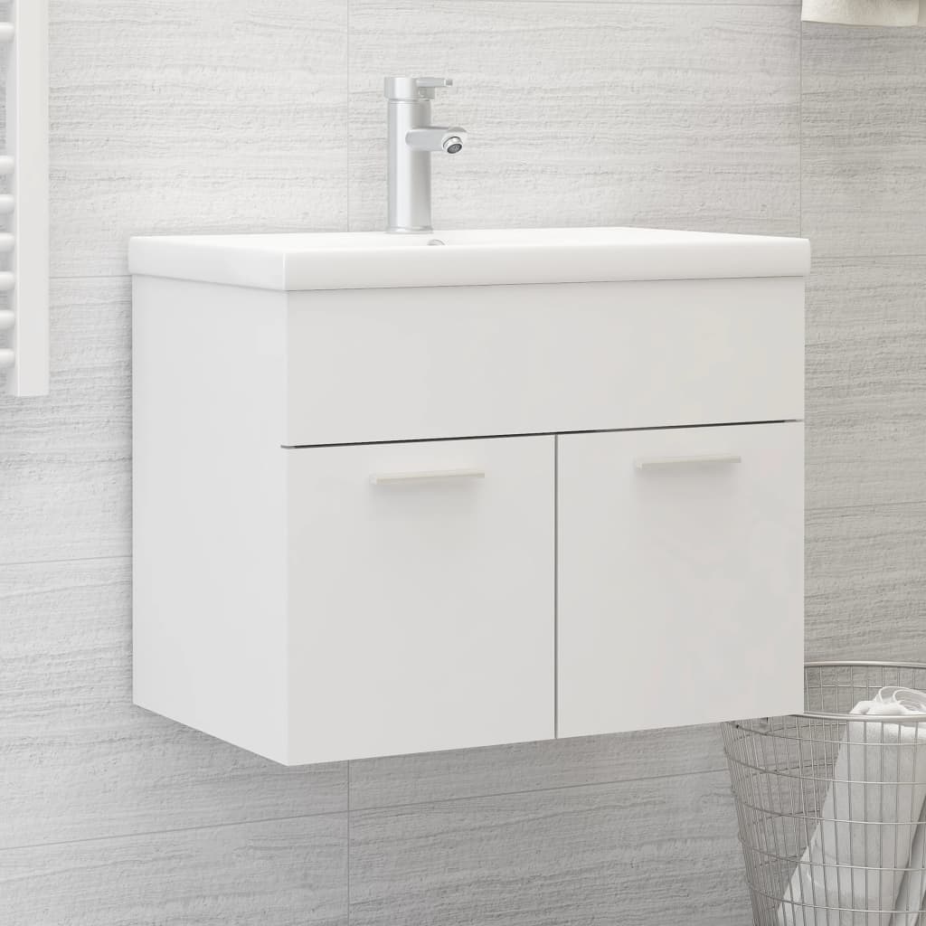 Sink Cabinet With Built-In Basin Engineered Wood