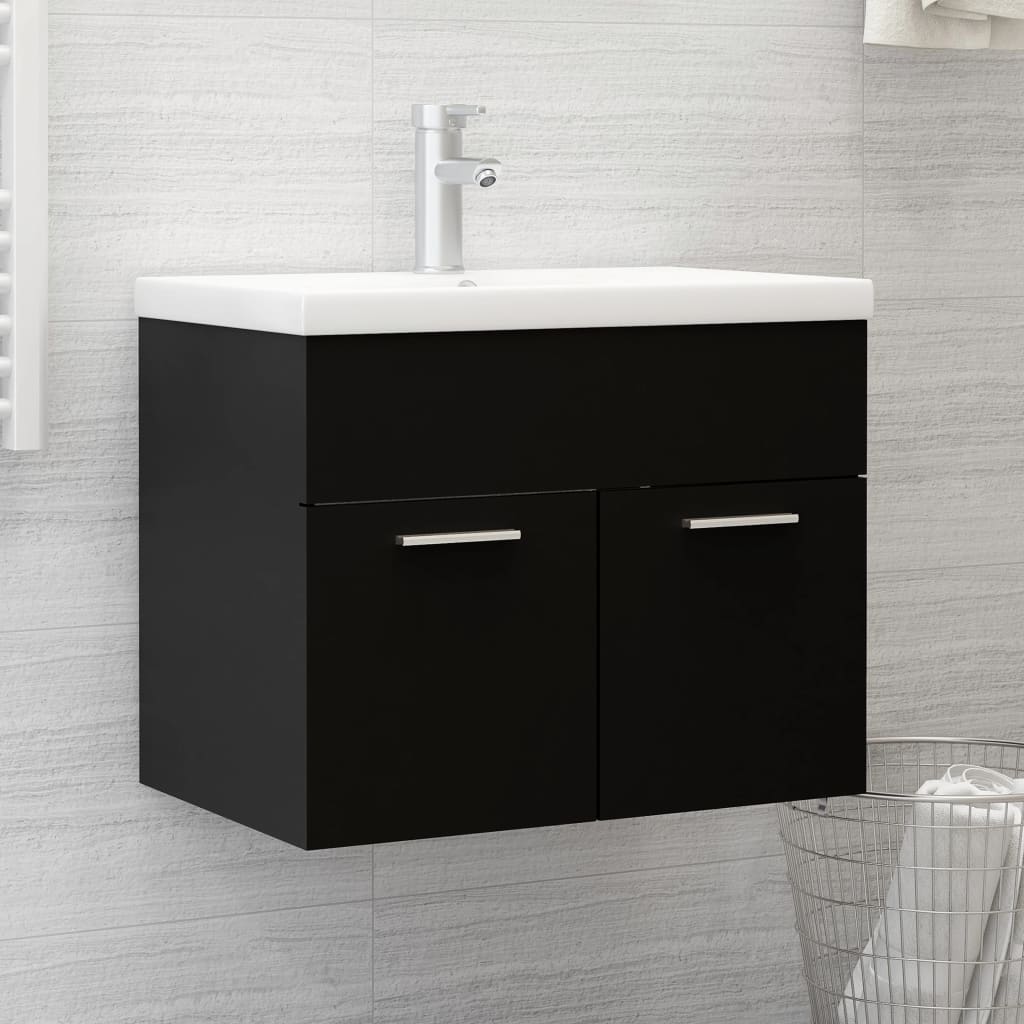 Sink Cabinet With Built-In Basin Engineered Wood