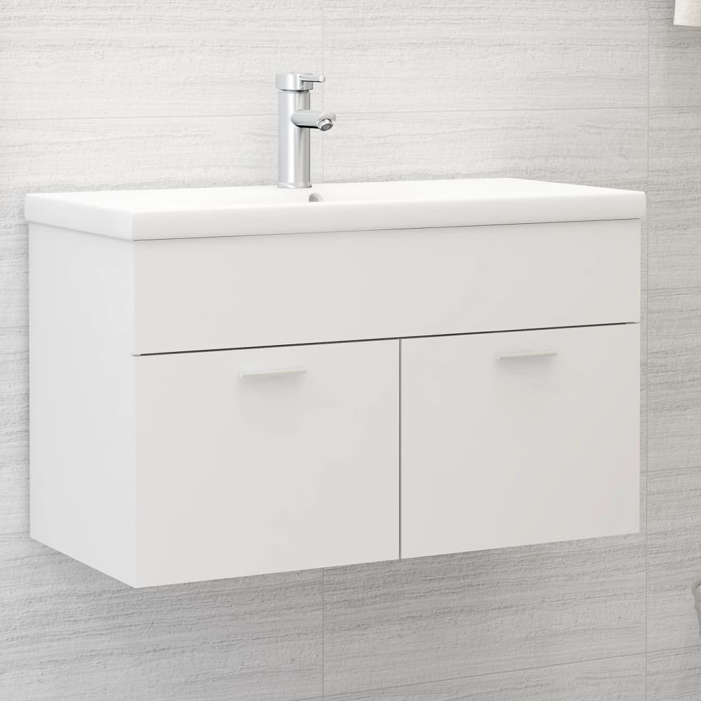 Sink Cabinet With Built-In Basin Engineered Wood