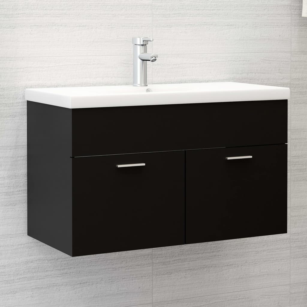 Sink Cabinet With Built-In Basin Engineered Wood