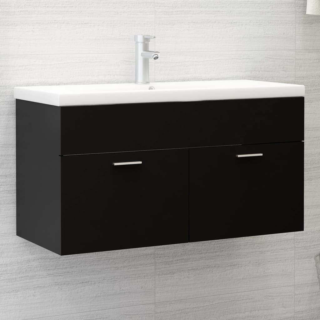Sink Cabinet With Built-In Basin Engineered Wood