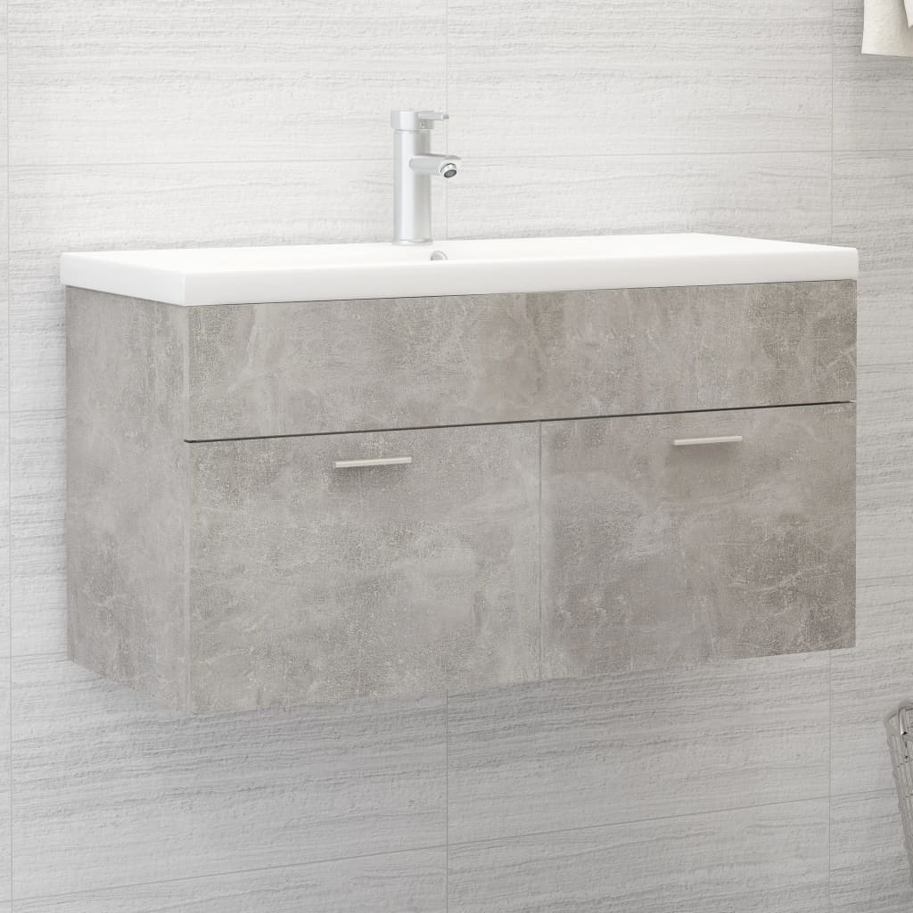 Sink Cabinet With Built-In Basin Engineered Wood