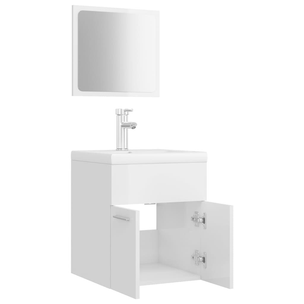 Bathroom Furniture Set Engineered Wood