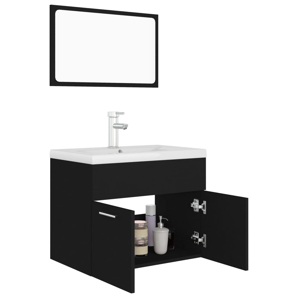 Bathroom Furniture Set Engineered Wood