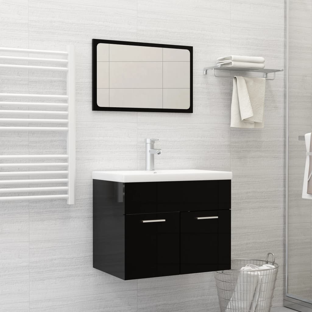 Bathroom Furniture Set Engineered Wood