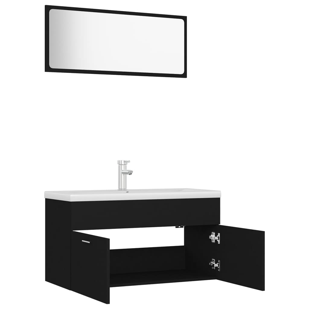 Bathroom Furniture Set Engineered Wood