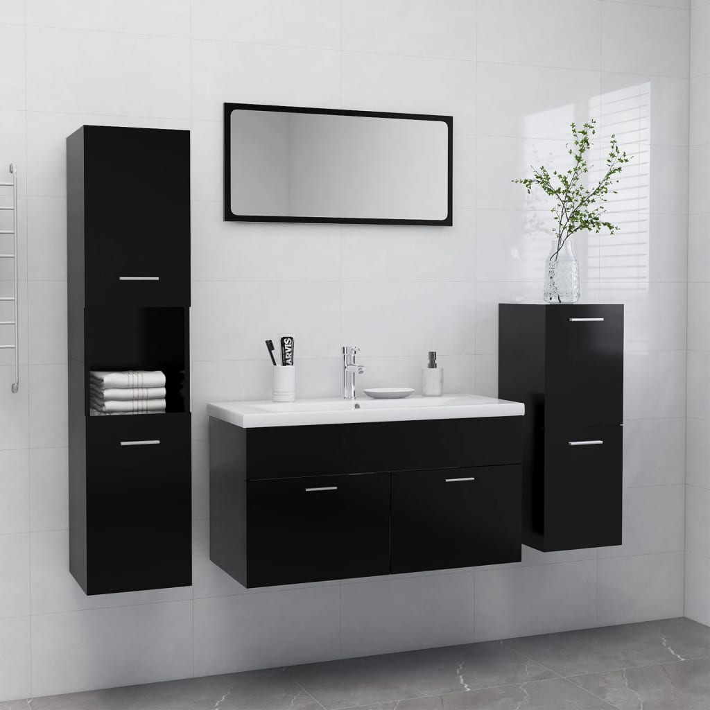 Bathroom Furniture Set Engineered Wood