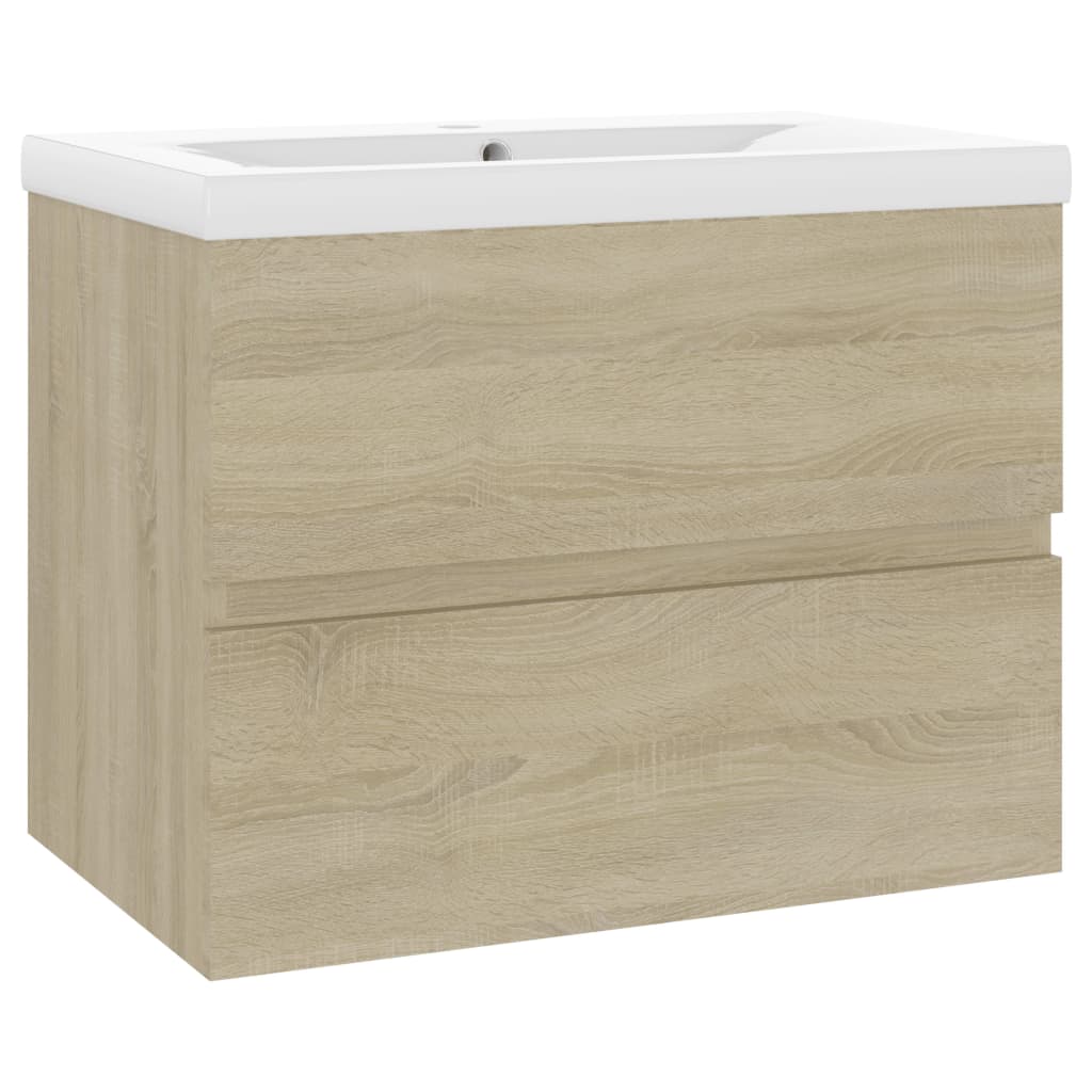Sink Cabinet With Built-In Basin Engineered Wood