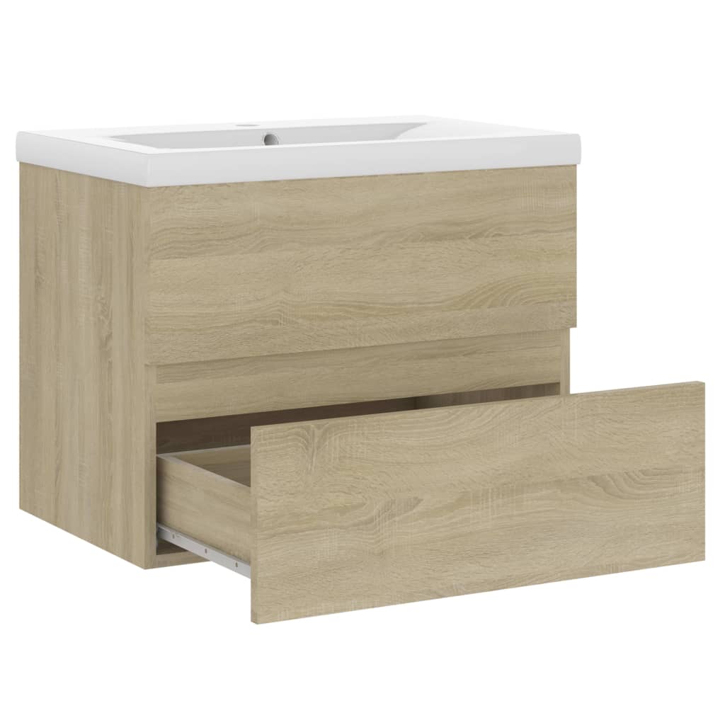 Sink Cabinet With Built-In Basin Engineered Wood