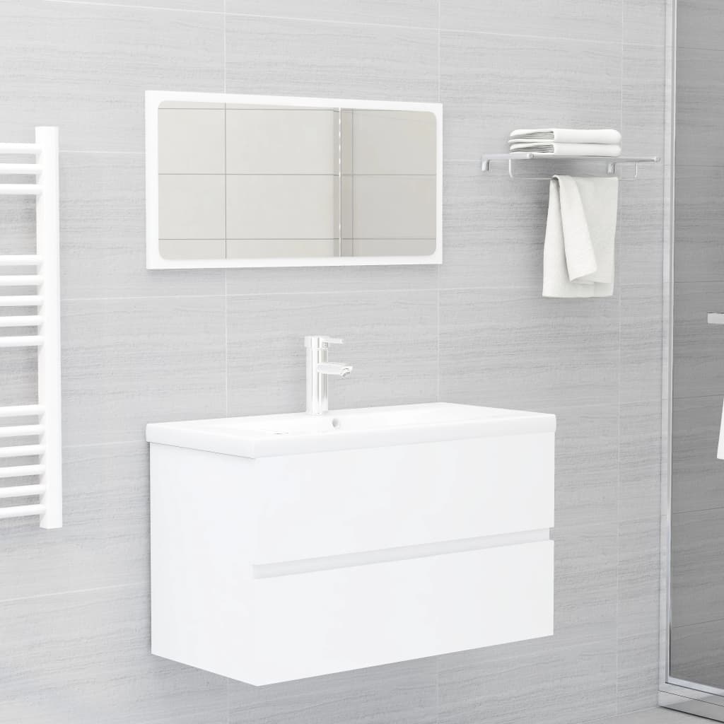 Bathroom Furniture Set Engineered Wood