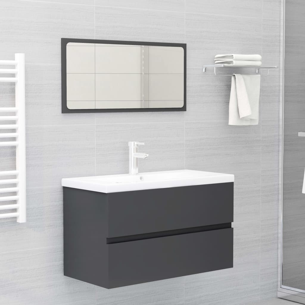 Bathroom Furniture Set Engineered Wood