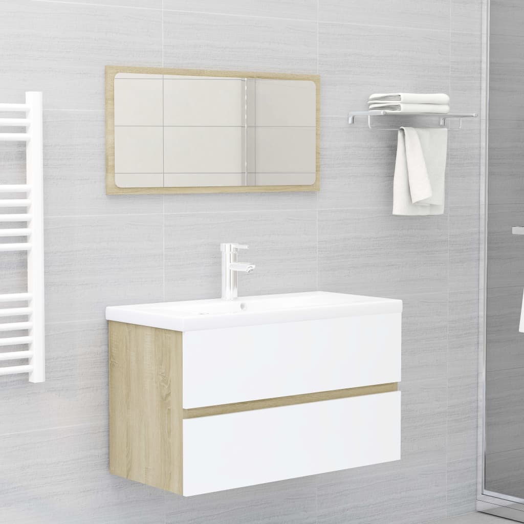 Bathroom Furniture Set Engineered Wood