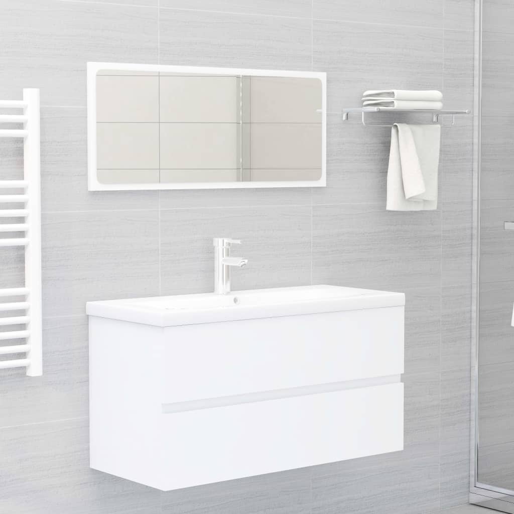 Bathroom Furniture Set Engineered Wood