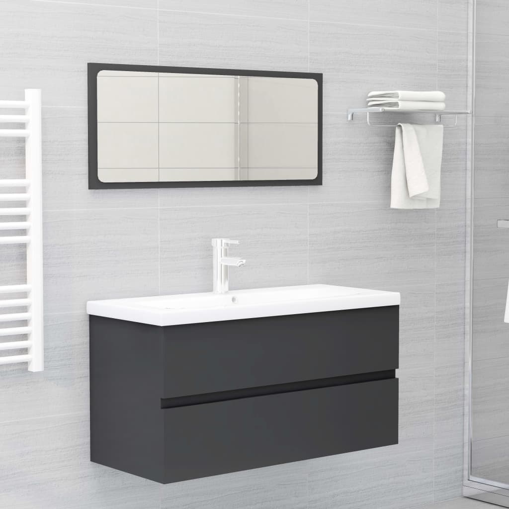 Bathroom Furniture Set Engineered Wood