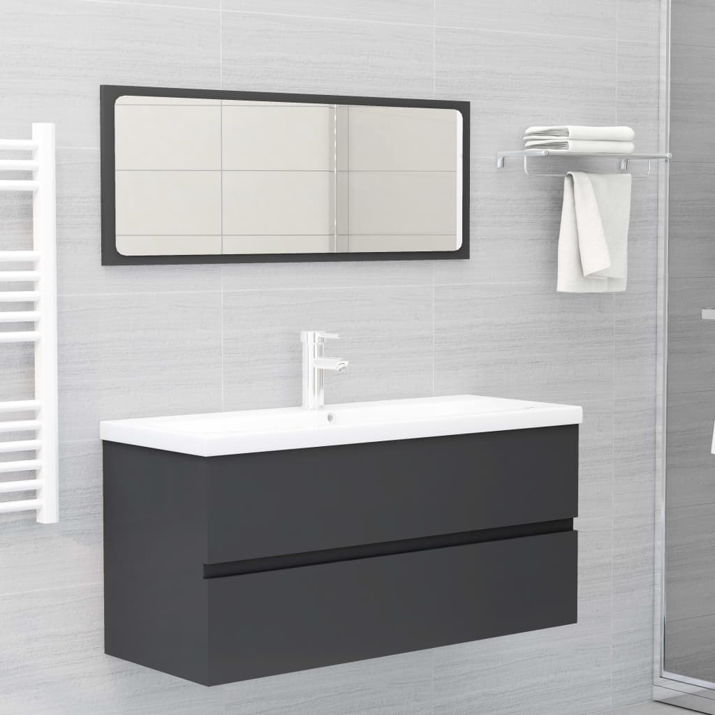 Bathroom Furniture Set Engineered Wood