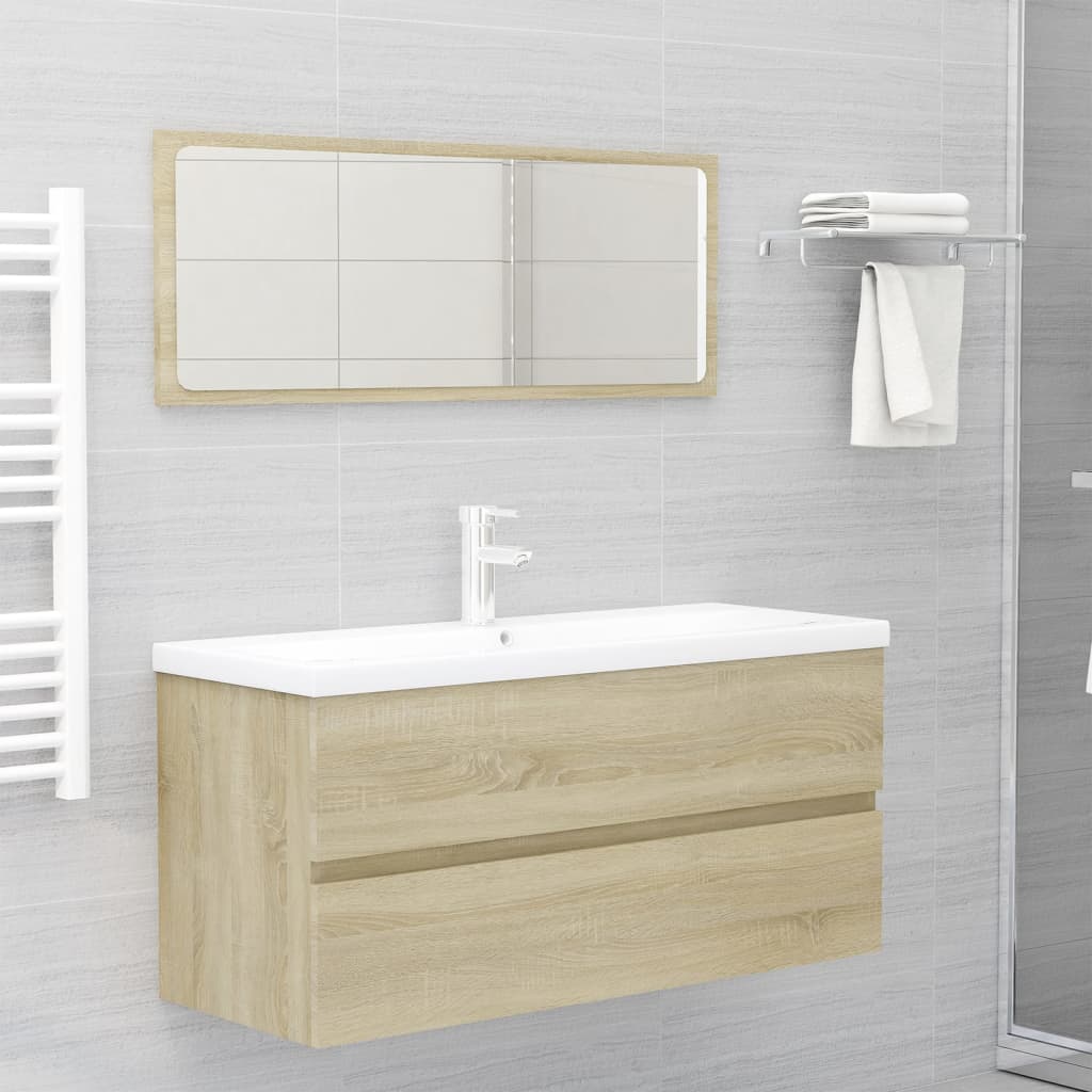 Bathroom Furniture Set Engineered Wood
