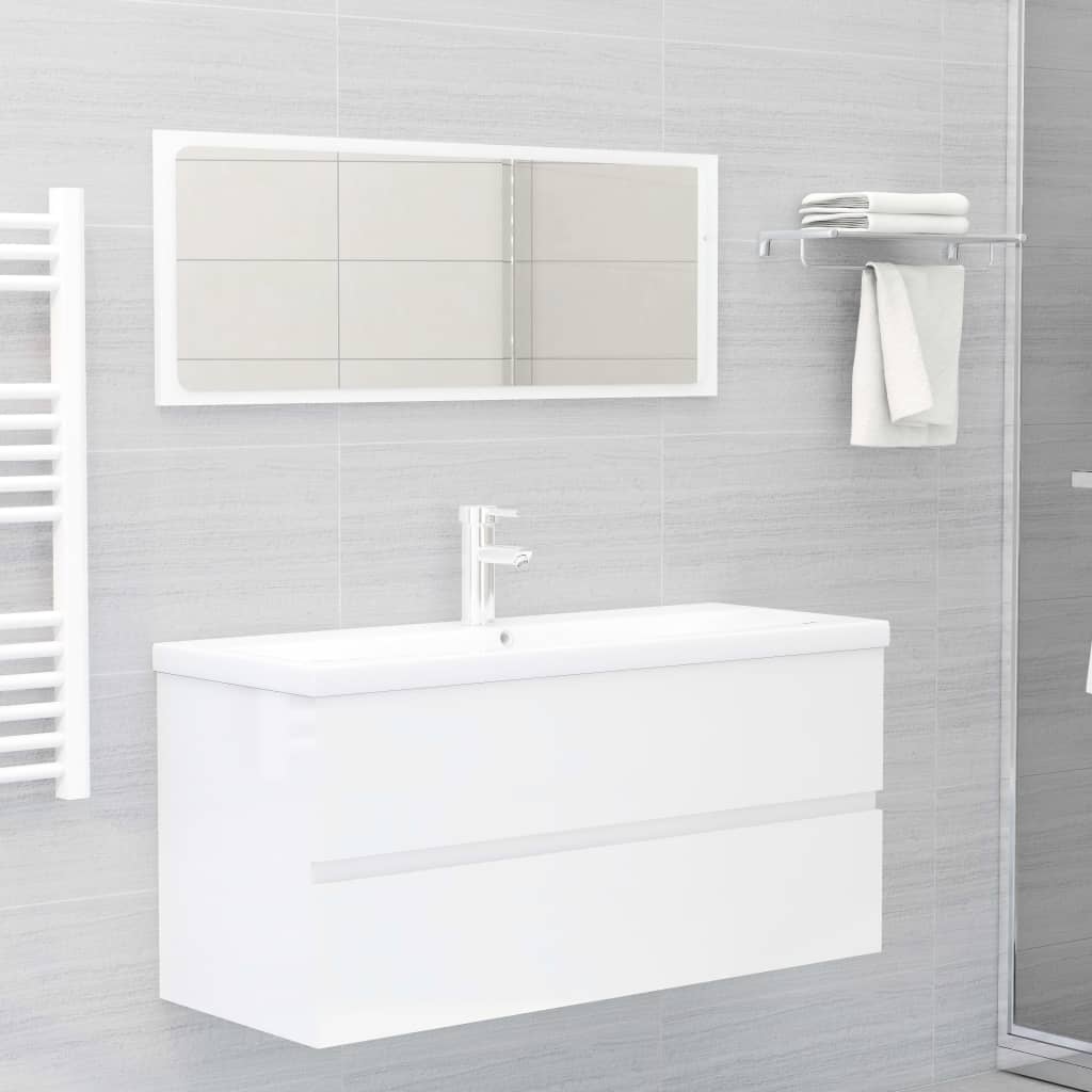 Bathroom Furniture Set Engineered Wood