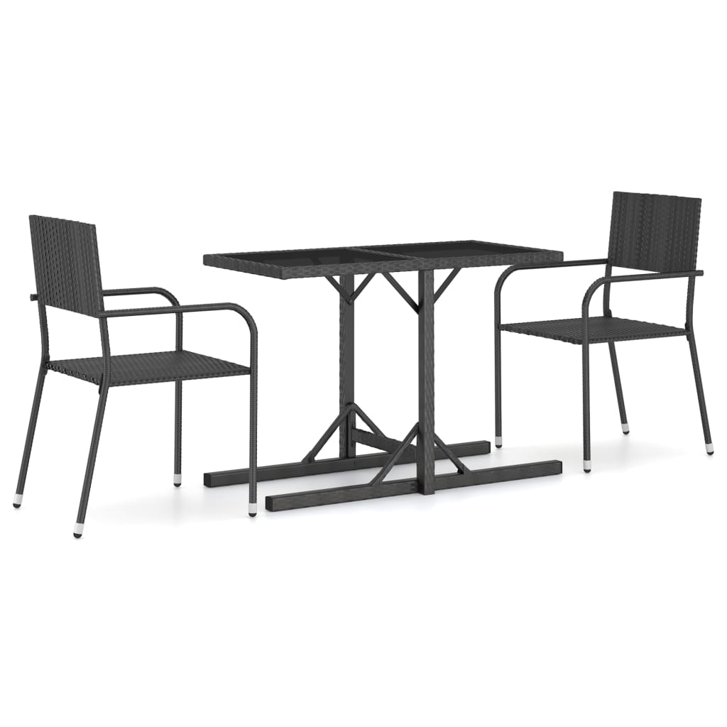 3 Piece Garden Dining Set