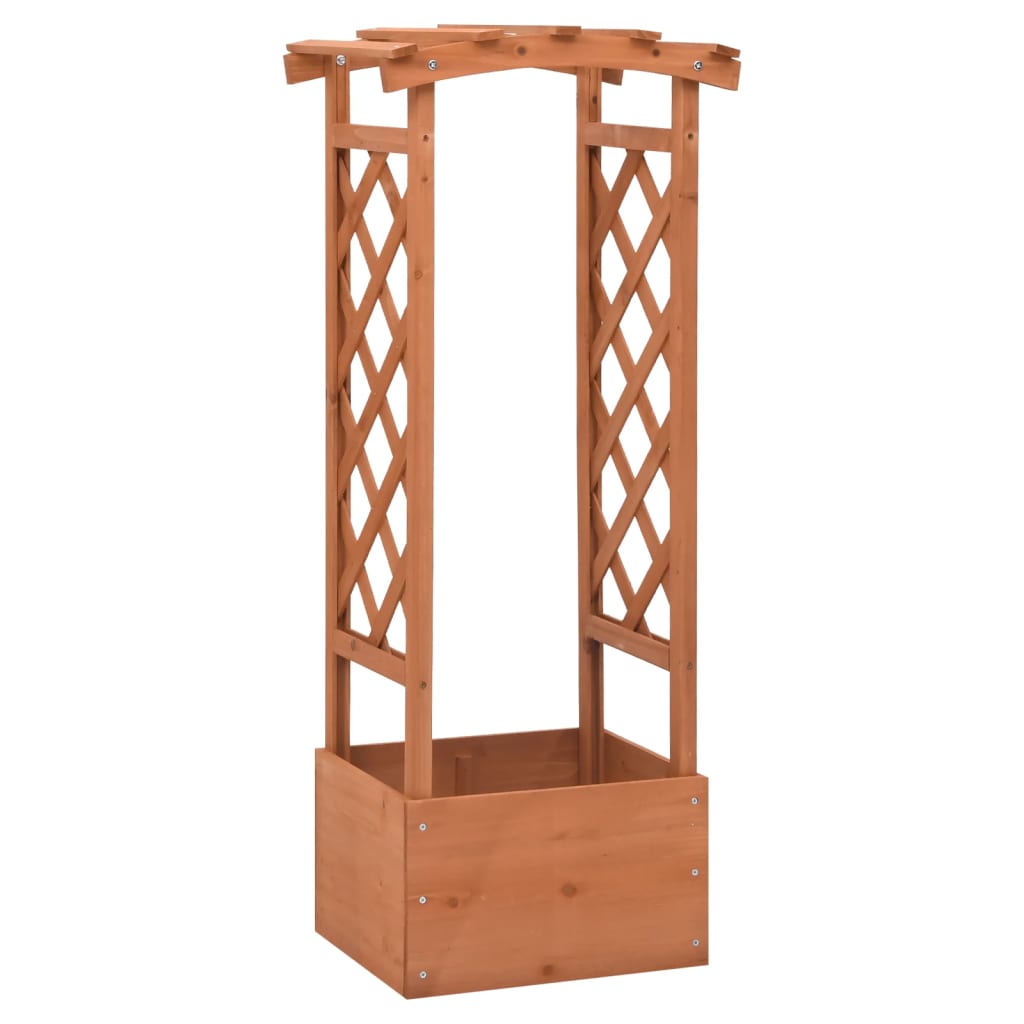 Trellis Planter With Arch Firwood