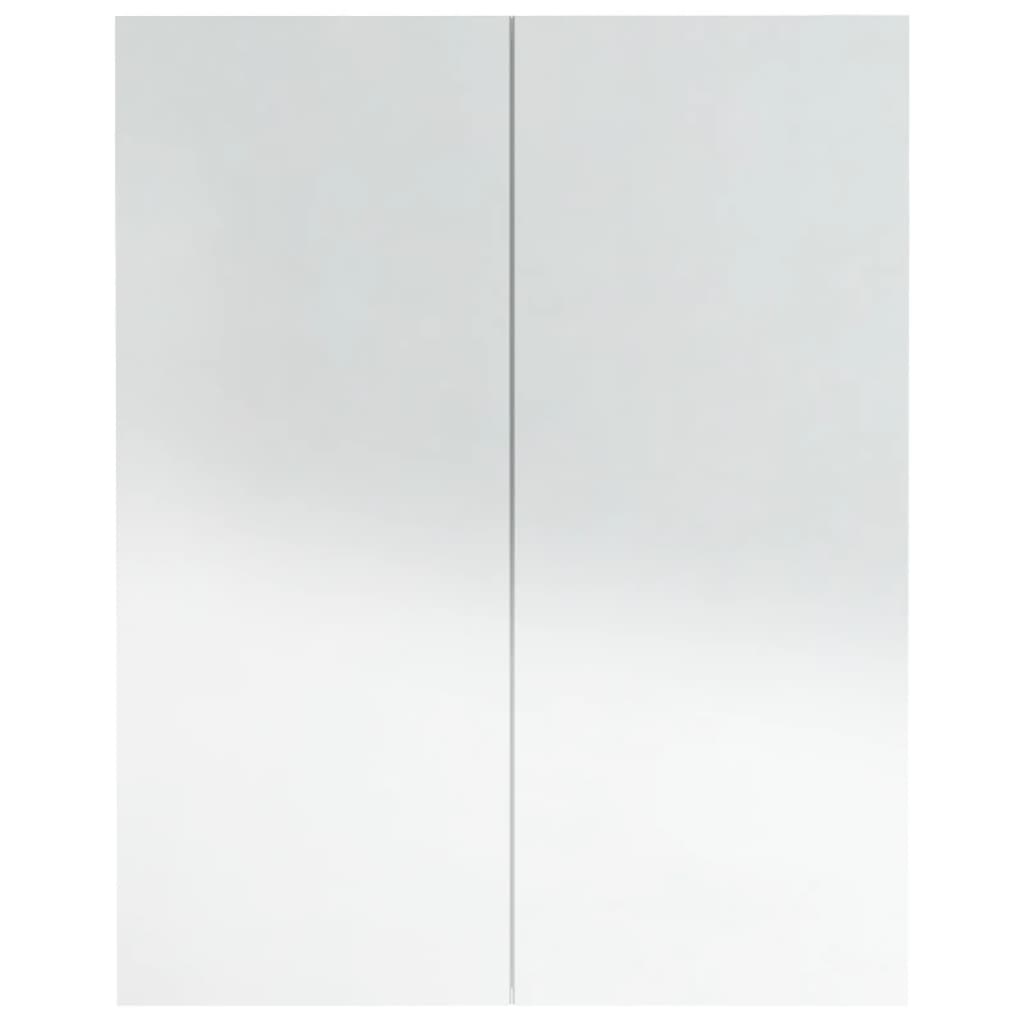 Bathroom Mirror Cabinet 60X15X75 Cm Mdf