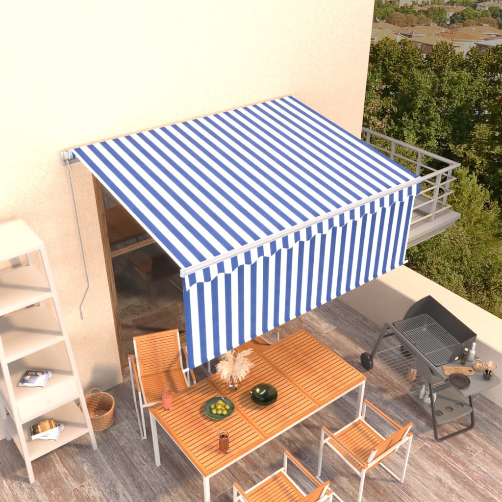 Manual Retractable Awning With Blind 4.5X3M