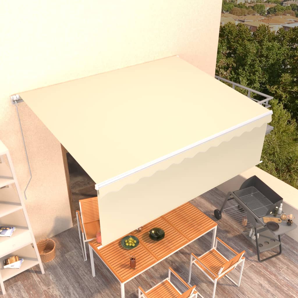 Manual Retractable Awning With Blind 4.5X3M