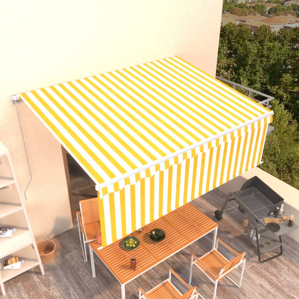 Manual Retractable Awning With Blind 4.5X3M