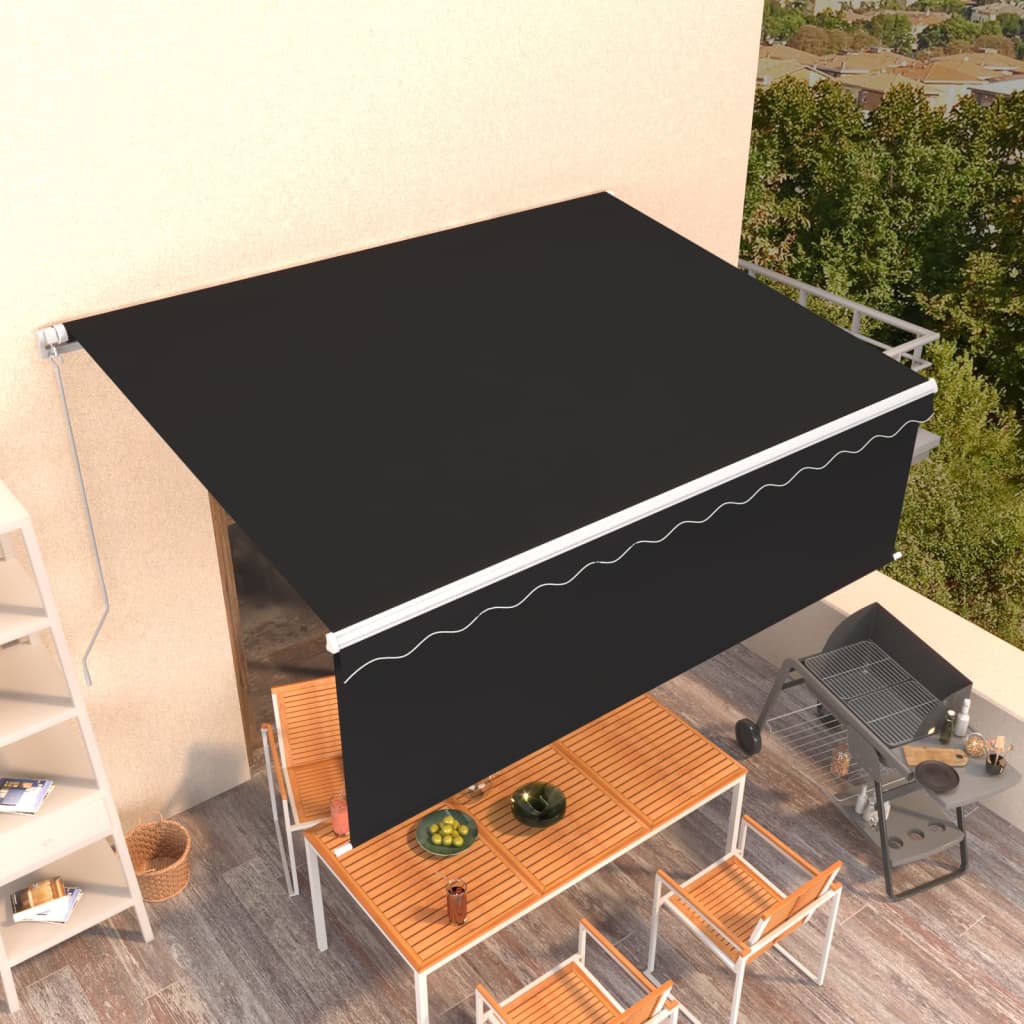 Manual Retractable Awning With Blind 4.5X3M