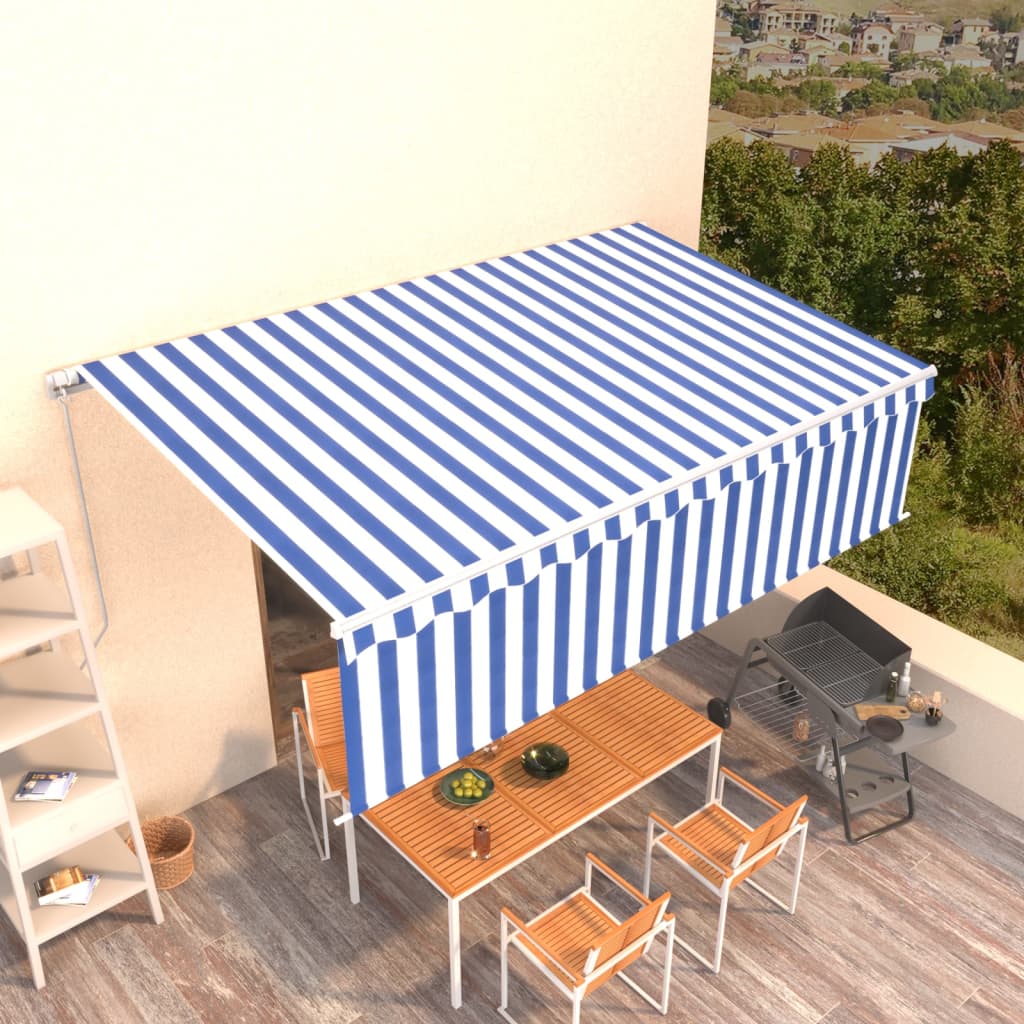 Manual Retractable Awning With Blind 4.5X3M