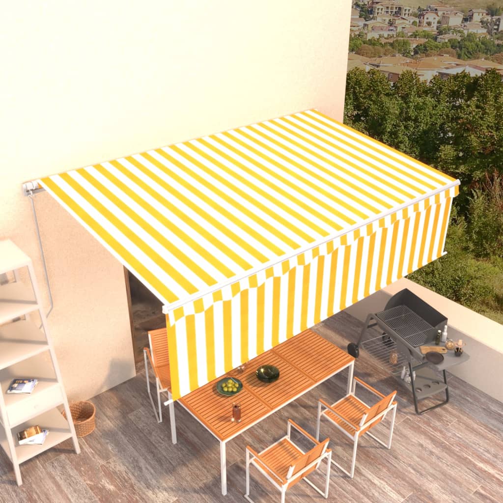 Manual Retractable Awning With Blind 4.5X3M