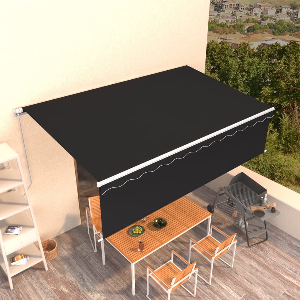 Manual Retractable Awning With Blind 4.5X3M