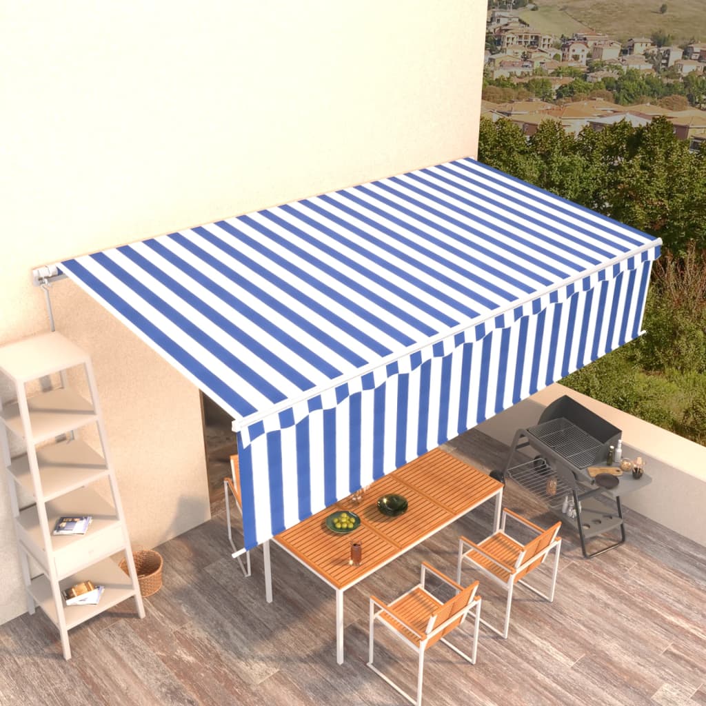 Manual Retractable Awning With Blind 4.5X3M