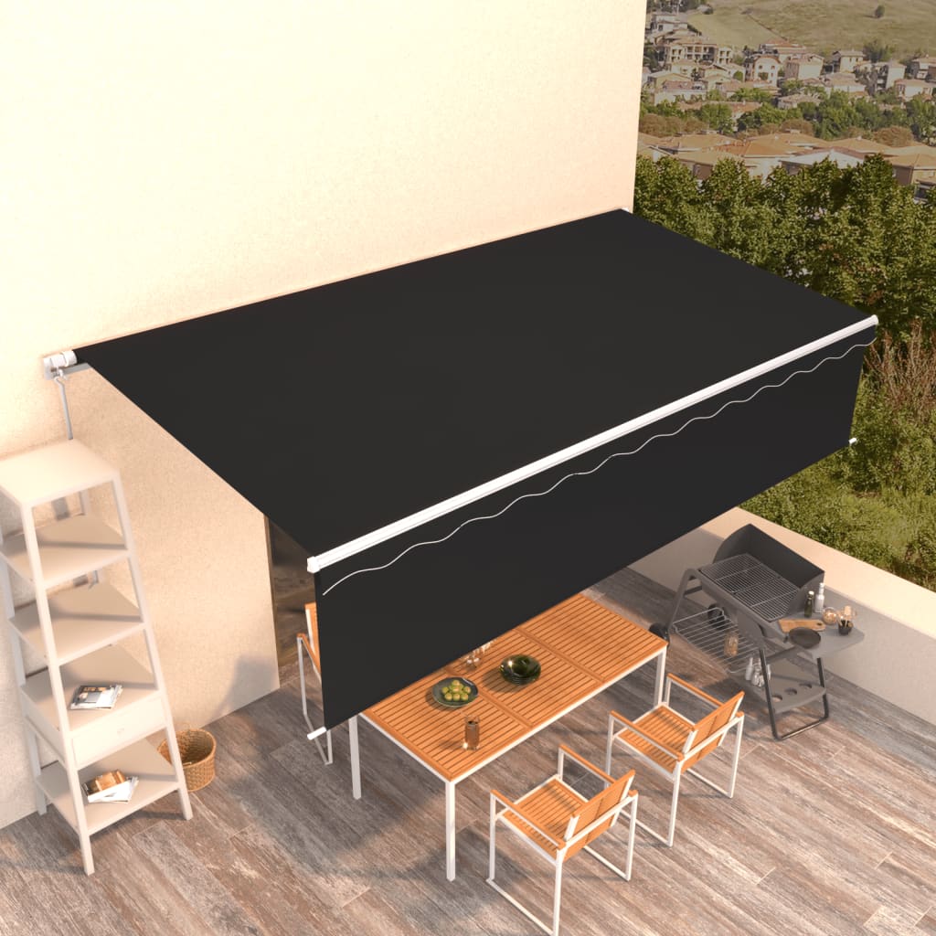 Manual Retractable Awning With Blind 4.5X3M