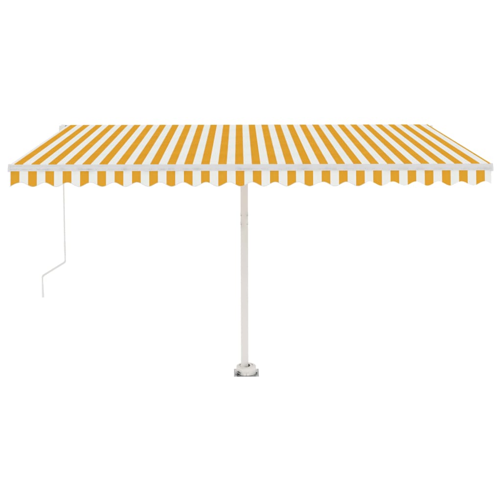Manual Retractable Awning With Led