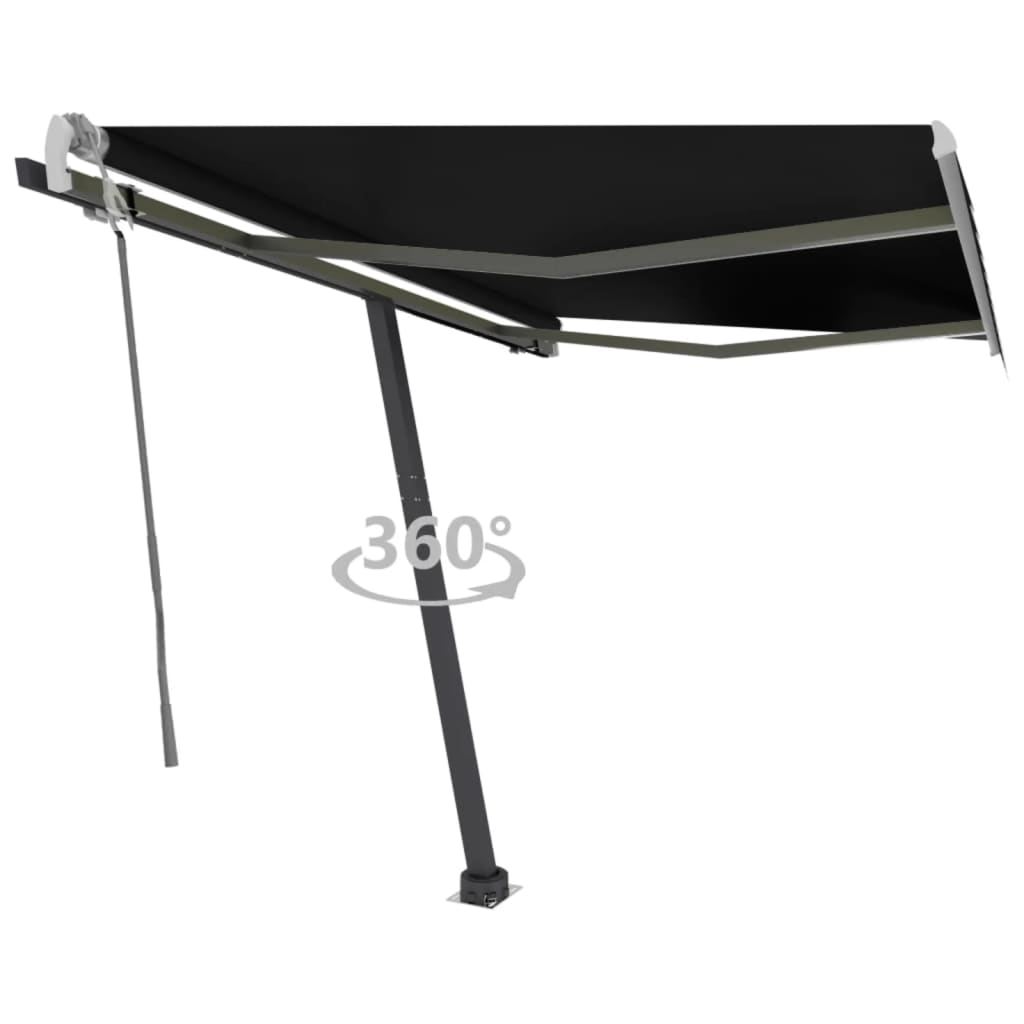 Freestanding Manual Retractable Awning