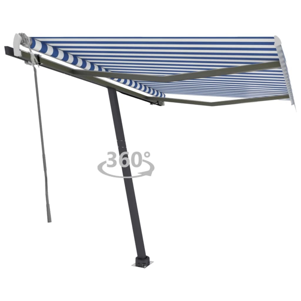 Freestanding Manual Retractable Awning