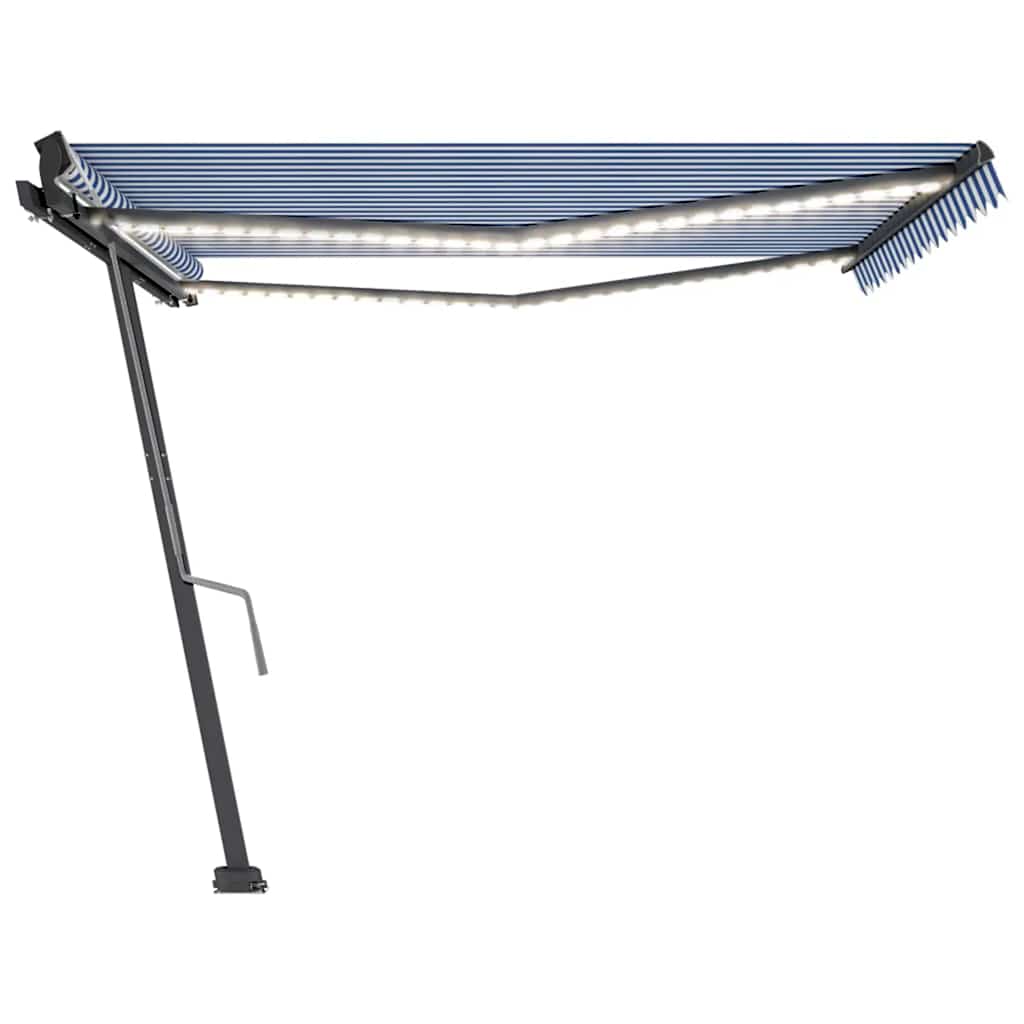 Manual Retractable Awning With Led