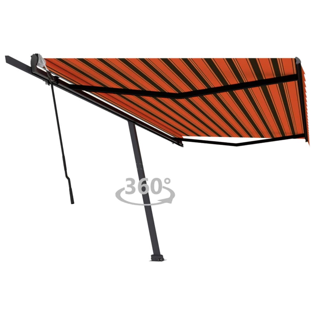 Freestanding Manual Retractable Awning