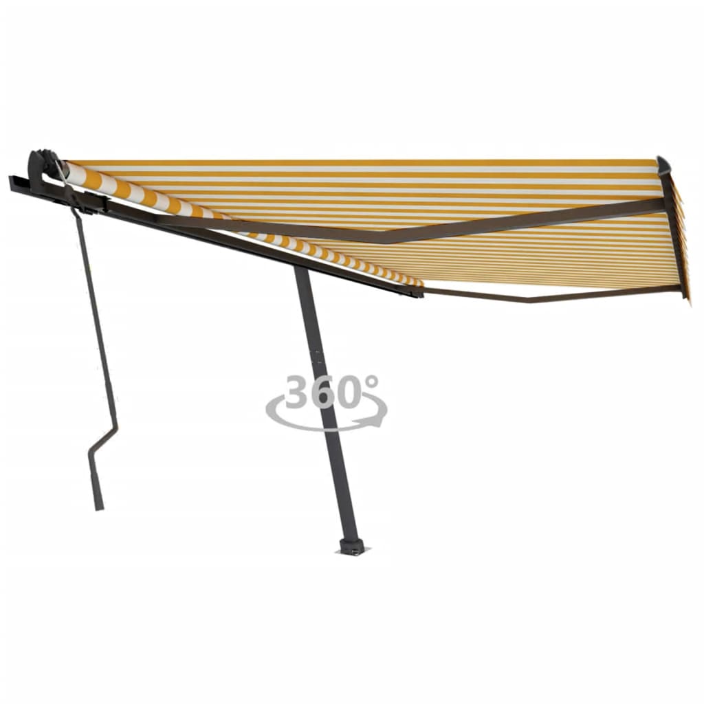 Freestanding Manual Retractable Awning