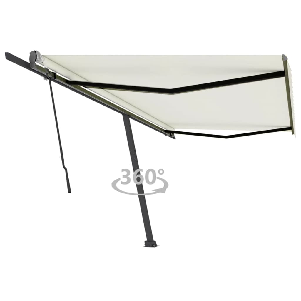 Freestanding Manual Retractable Awning