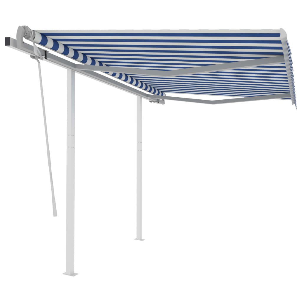 Manual Retractable Awning With Posts