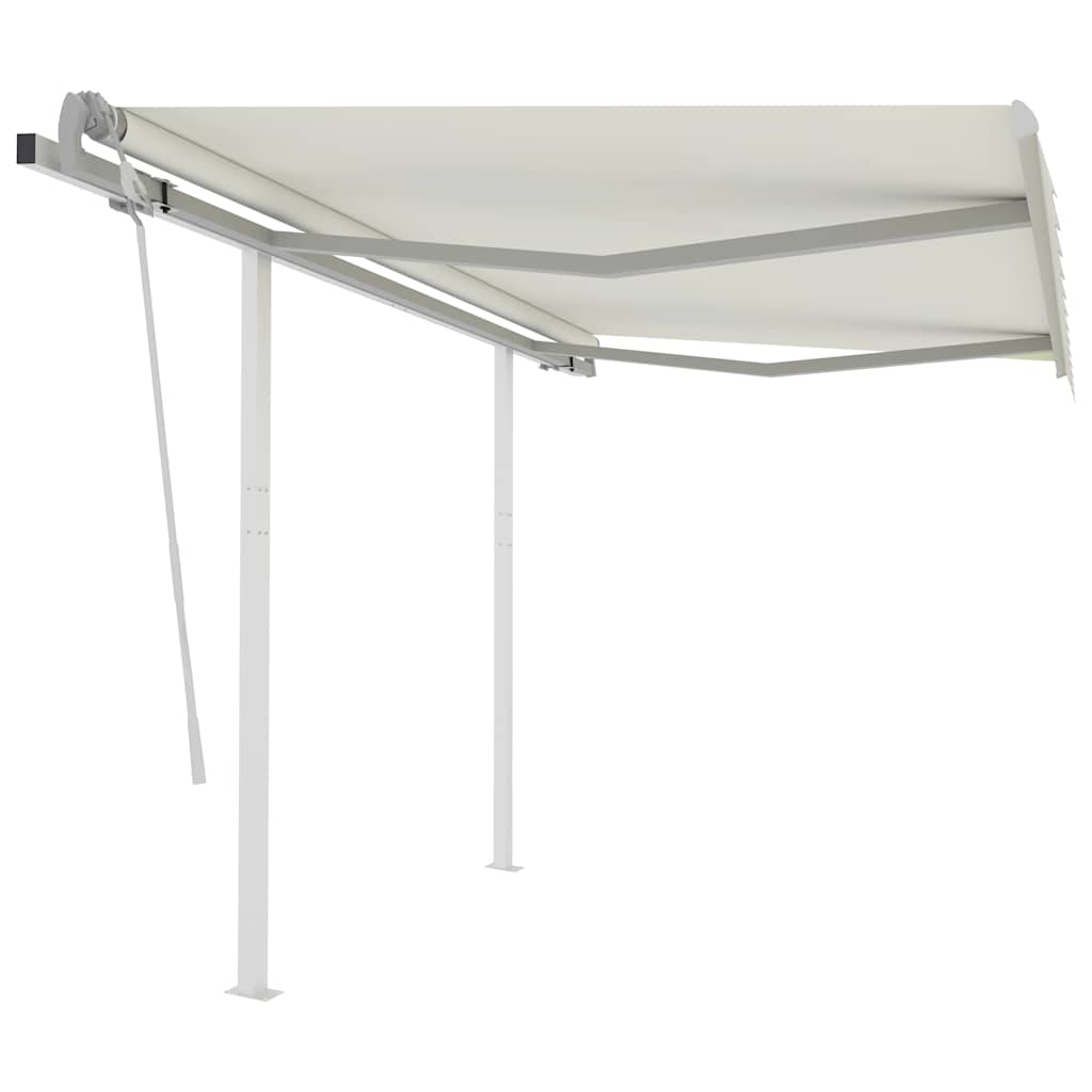 Manual Retractable Awning With Posts