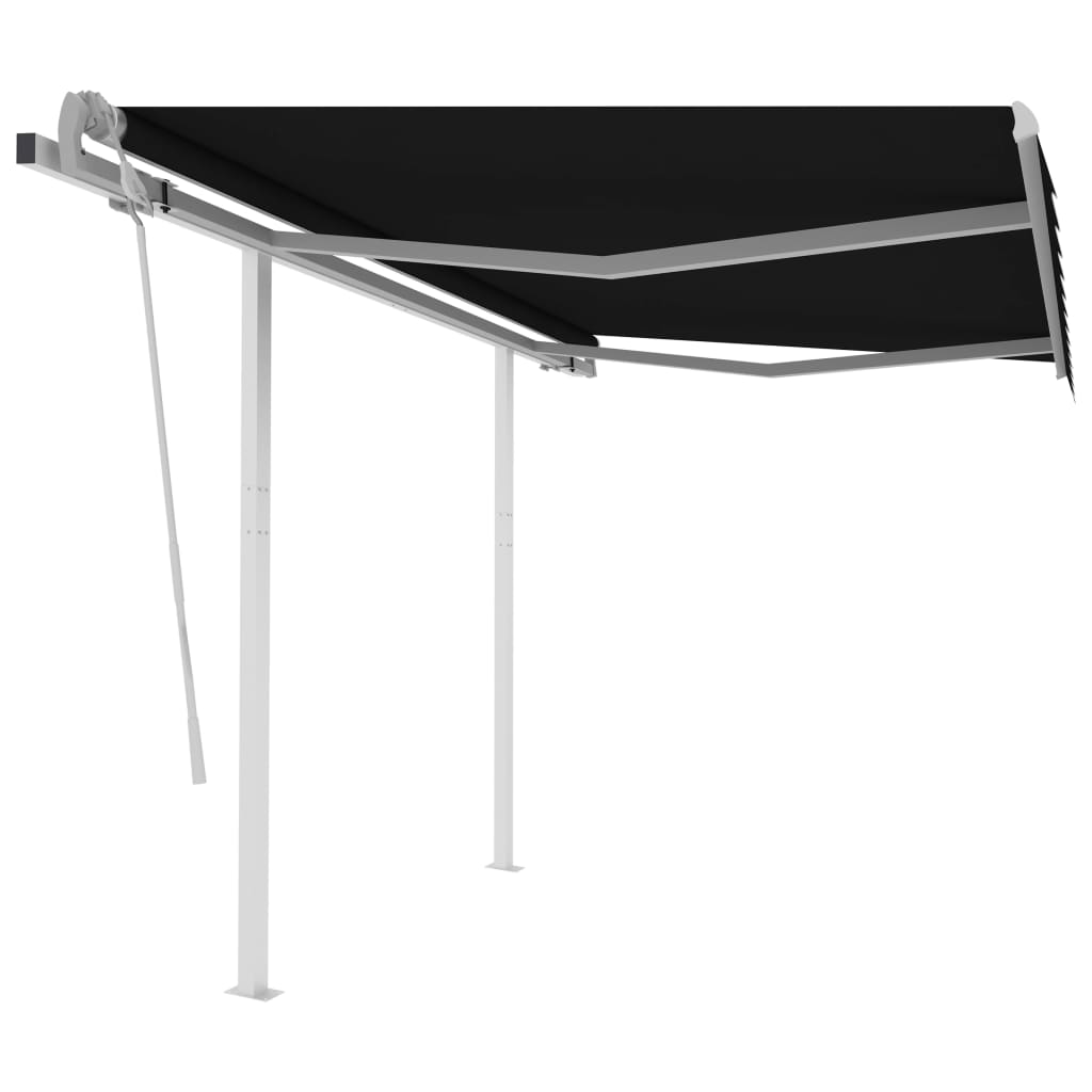 Manual Retractable Awning With Posts