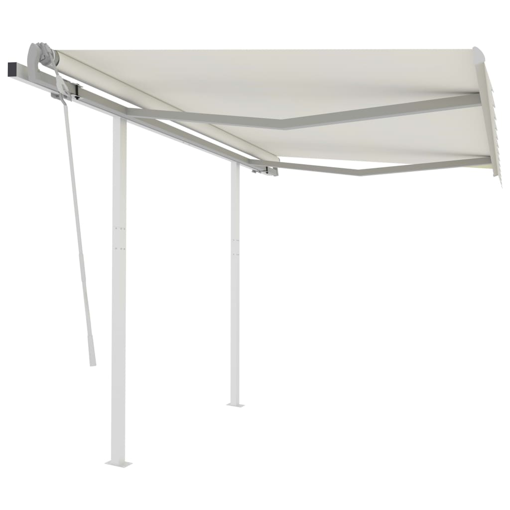 Manual Retractable Awning With Posts