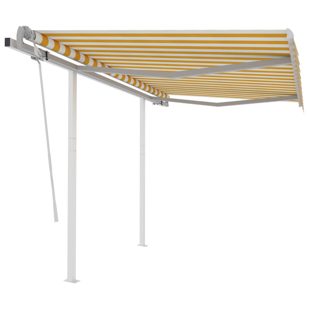 Manual Retractable Awning With Posts
