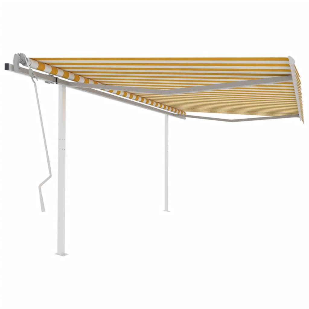 Manual Retractable Awning With Posts
